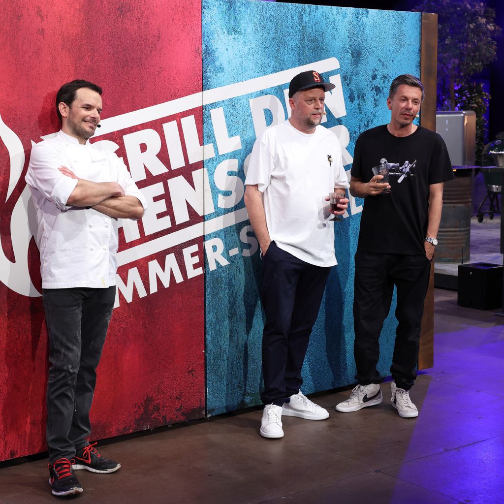 Steffen Henssler, Smudo und Michi Beck bei "Grill den Henssler"
