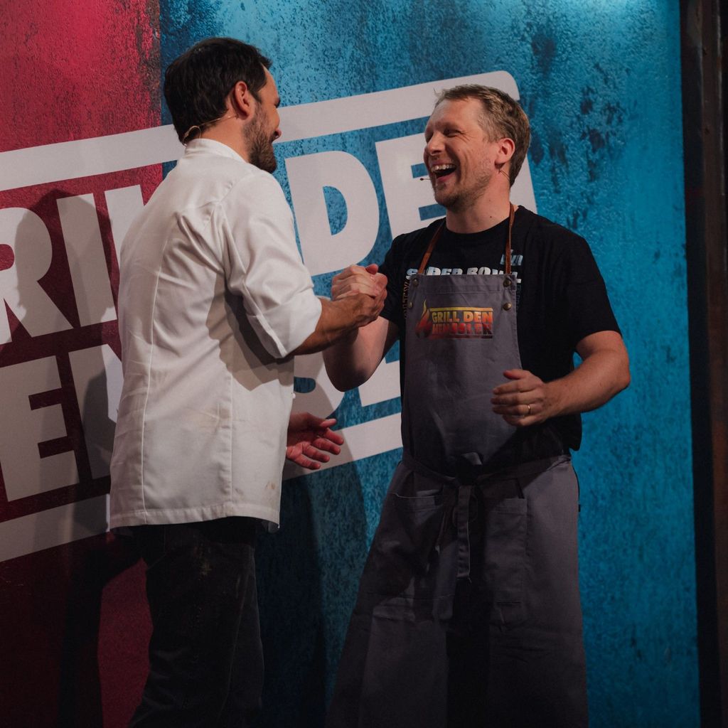 Steffen Henssler und Olli Pocher bei "Grill den Henssler"