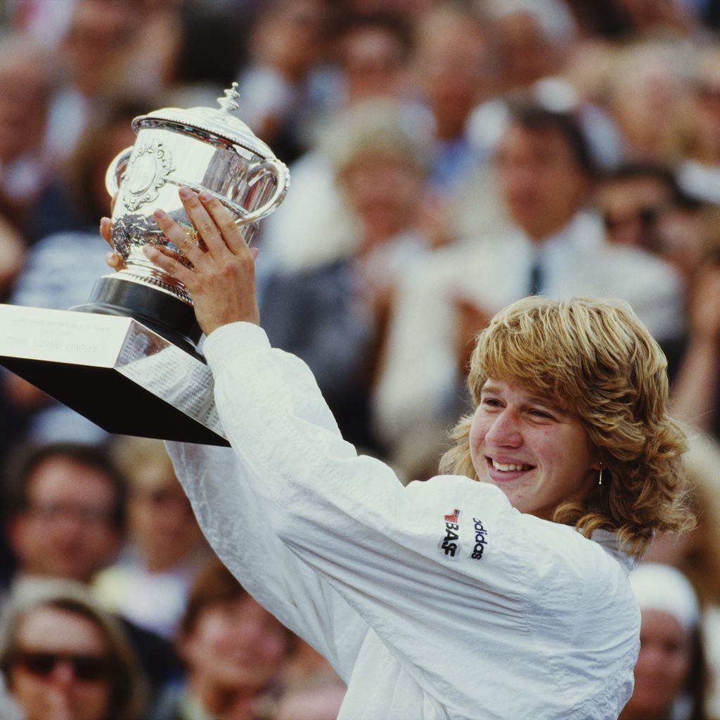 Steffi Graf, 1987 nach dem Sieg bei den French Open