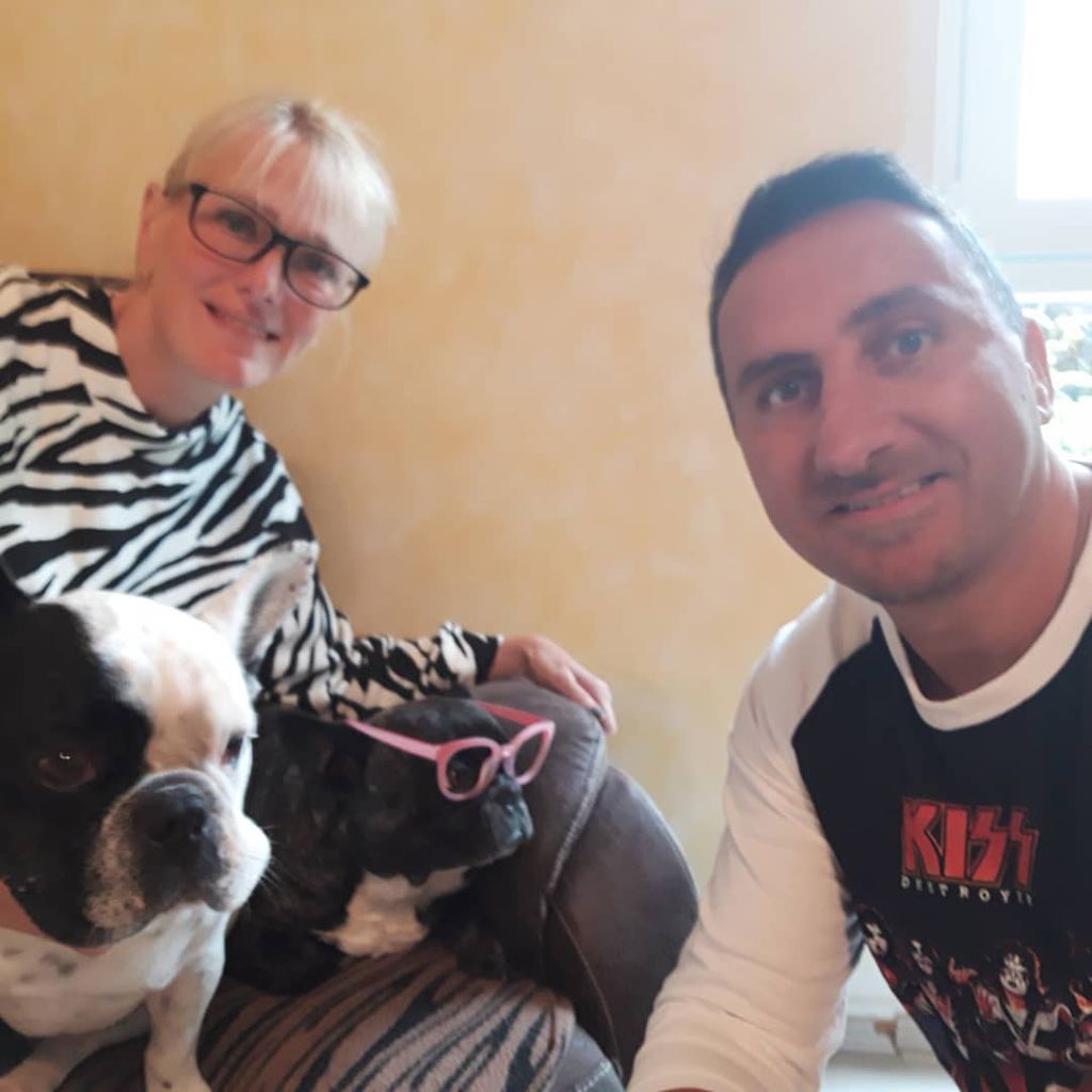 Steffi und Roland Bartsch mit ihren Hunden