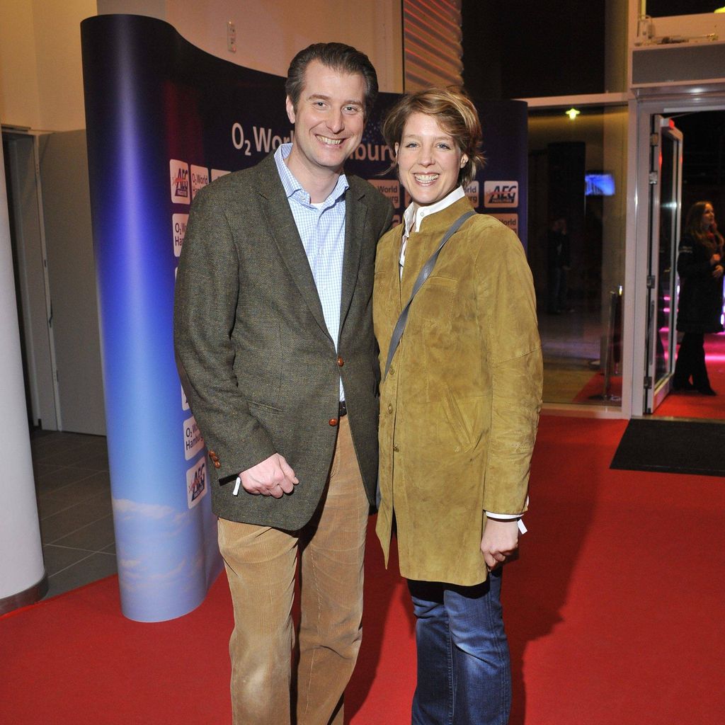 Stephan Hensel und Christina Block auf dem roten Teppich in Hamburg, März 2012