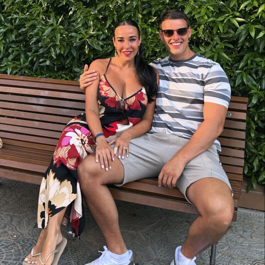 Schauspielerin Stephanie Davis mit ihrem Freund Joe