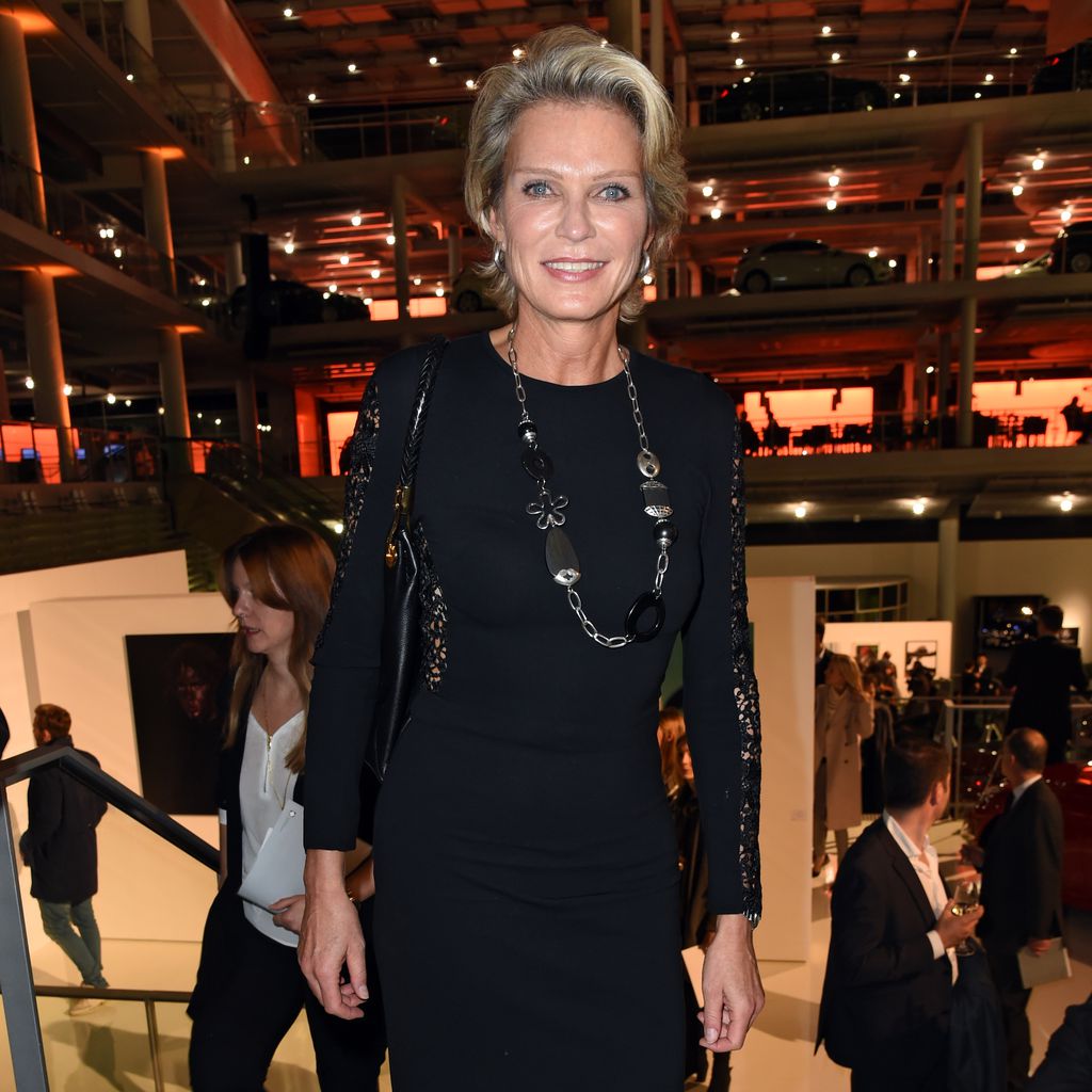 Stephanie Gräfin von Pfuel bei einer Vernissage in München im Oktober 2014