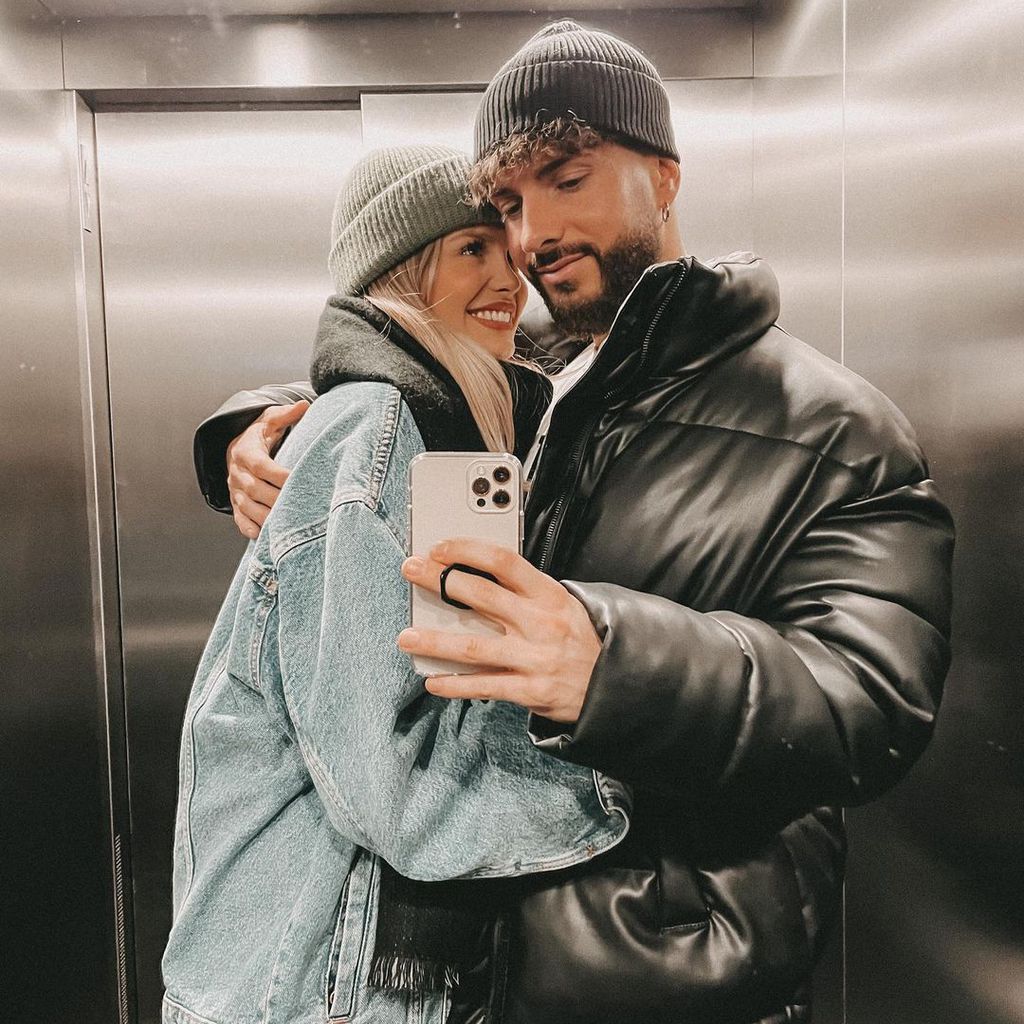 Influencerin Stephanie Schmitz und ihr Freund Julian Evangelos