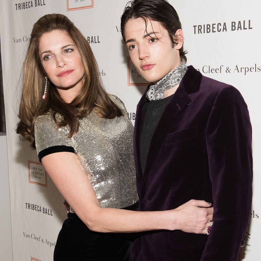 Stephanie Seymour und ihr Sohn Harry Brant