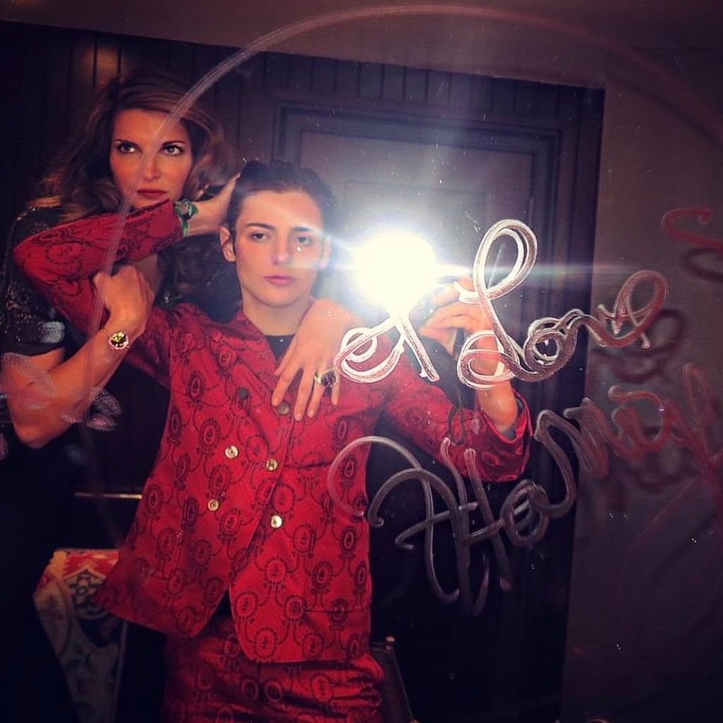 Stephanie Seymour und ihr Sohn Harry Brant