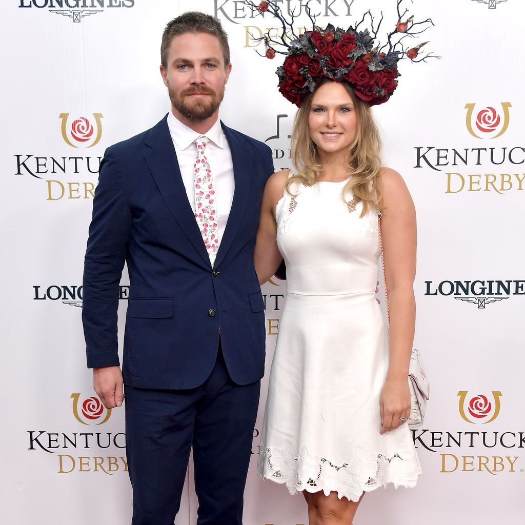 Stephen Amell und Cassandra Jean beim Fillies And Stallions Derby in Kentucky, 2019