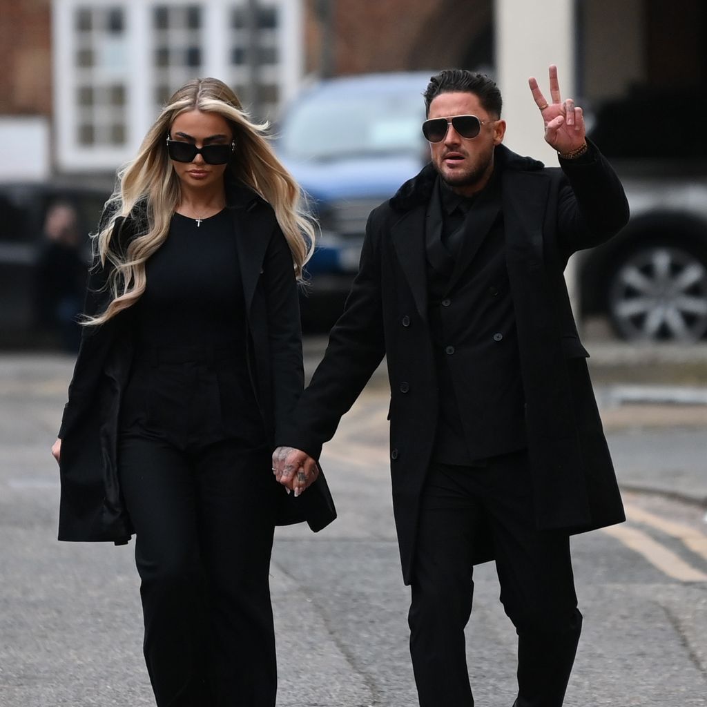 Stephen Bear und seine Freundin Jessica im März 2023