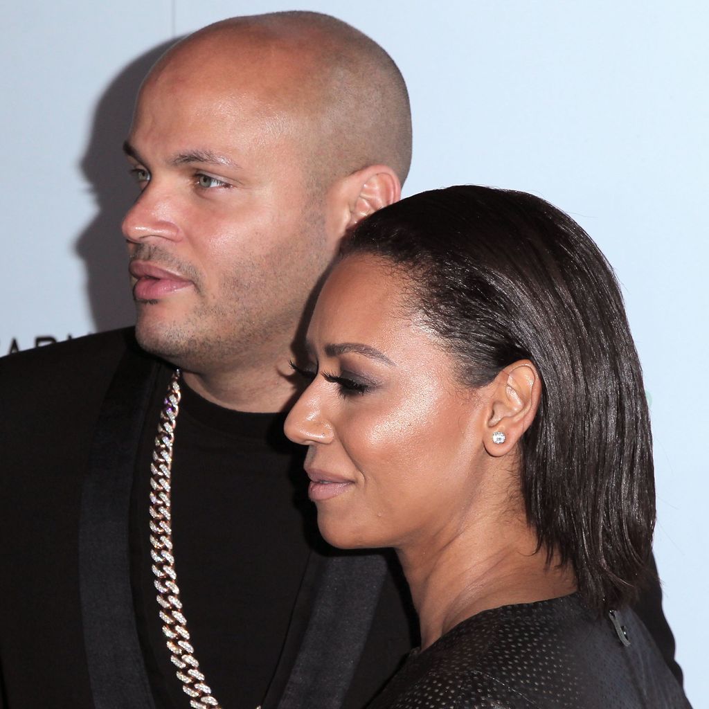 Stephen Belafonte und Mel B. auf der Grammy-Feier im Feburar 2015