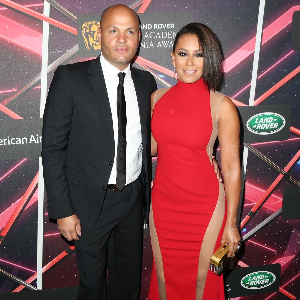 Stephen Belafonte und Mel B., im Jahr 2015