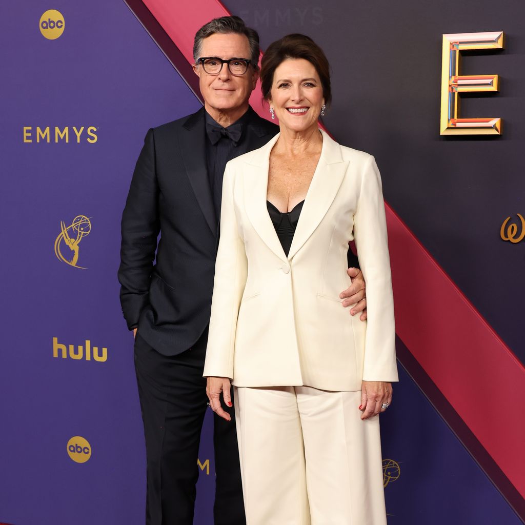 Stephen Colbert und Evelyn McGee-Colbert, September 2024