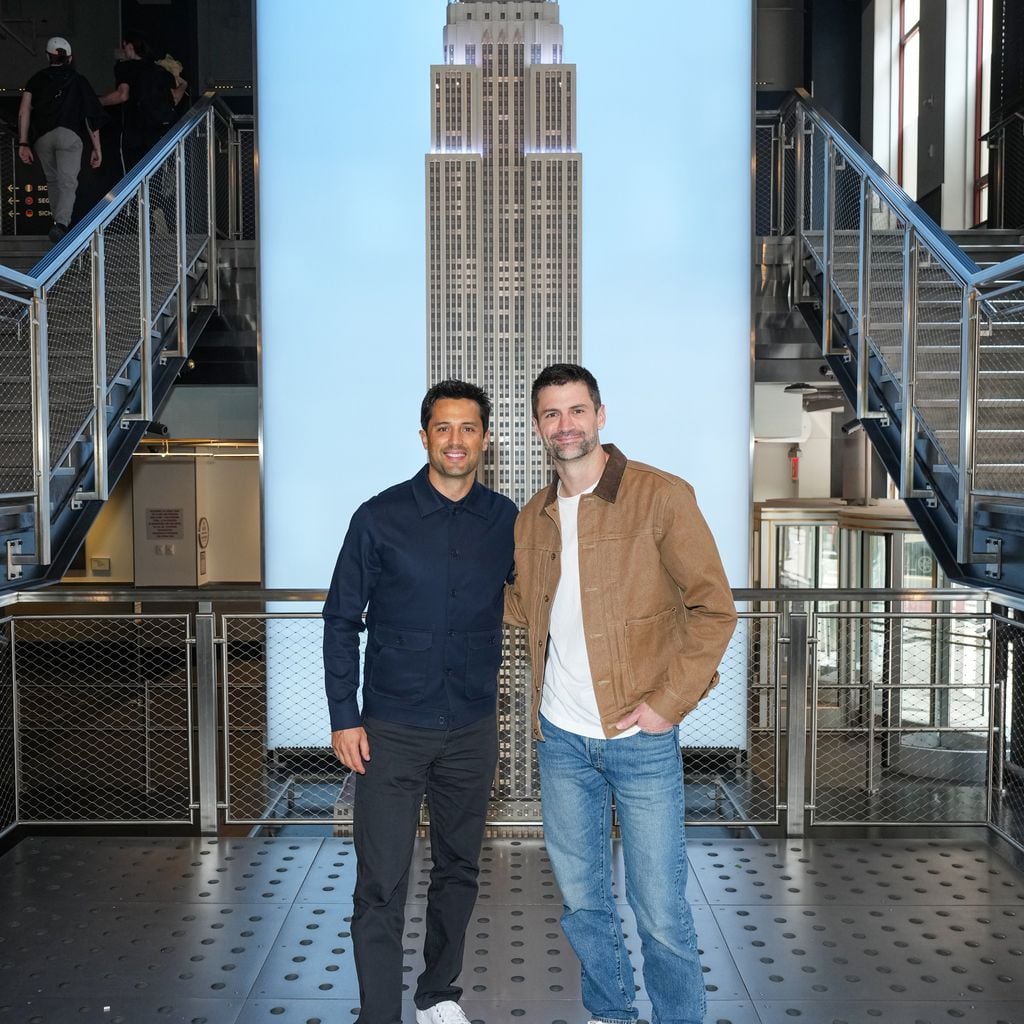 Stephen Colletti und James Lafferty besuchen das Empire State Building in New York City