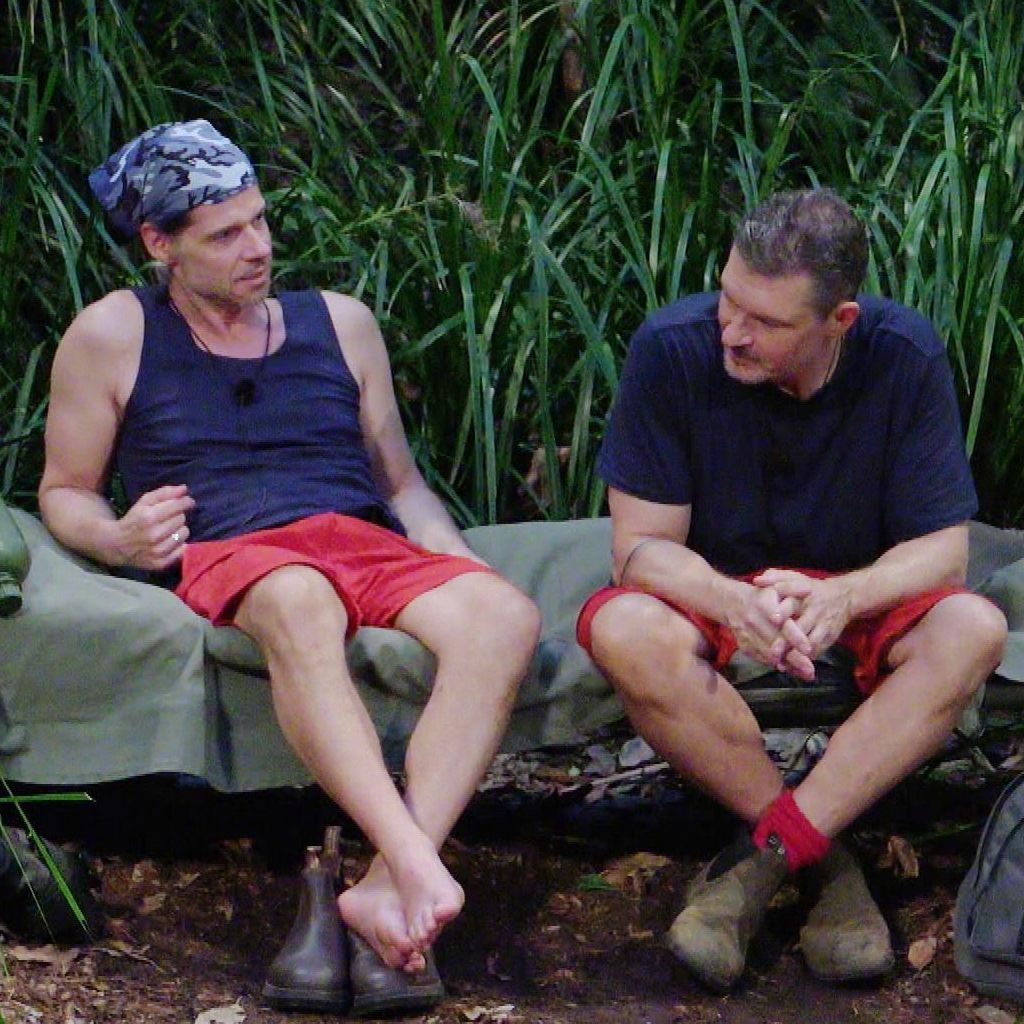 Stephen Dürr und Hardy Krüger Jr. im Dschungelcamp 2026
