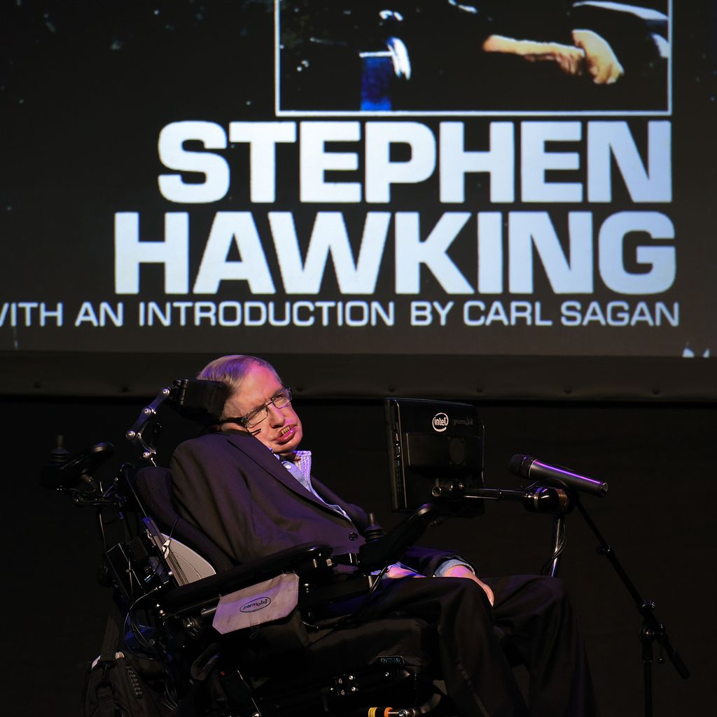 Stephen Hawking beim Starmus Festival auf Teneriffa