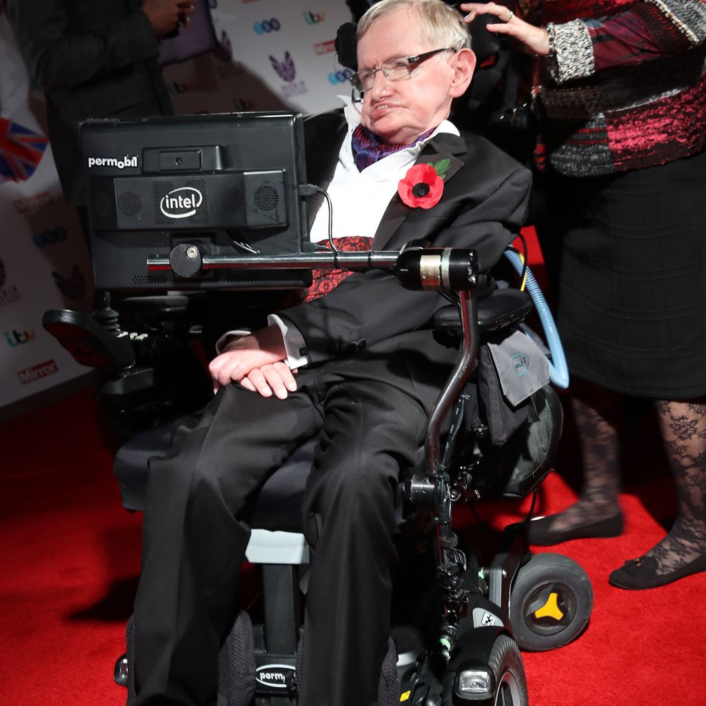 Stephen Hawking bei den Pride Of Britain Awards 2016 in London