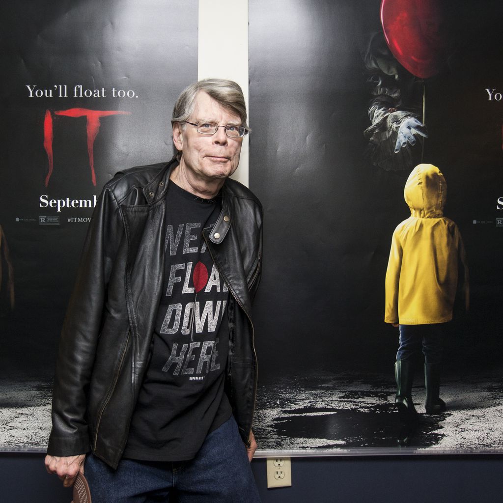 Stephen King bei der "Es"-Vorstellung in Maine