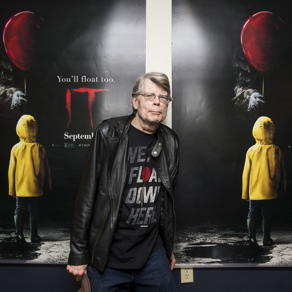 Stephen King bei einem Screening von "Es" in Maine 2017