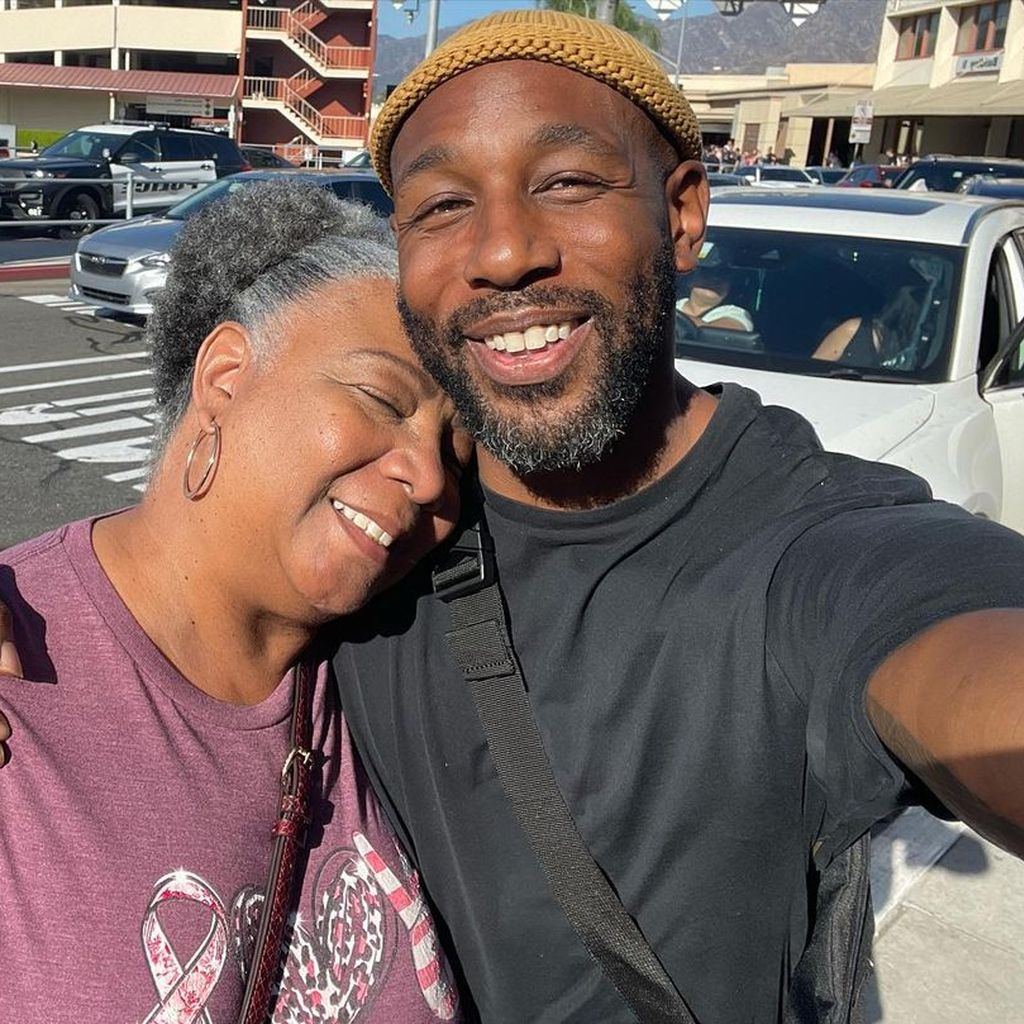 Stephen "tWitch" Boss und seine Mutter Connie Boss Alexander