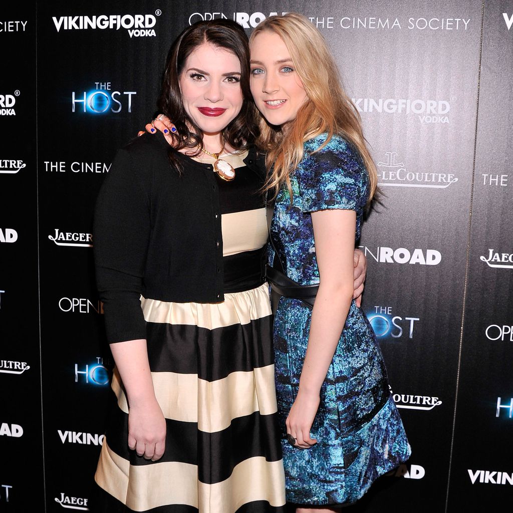 Stephenie Meyer und Saoirse Ronan bei einer "Seelen"-Vorführung in NYC im März 2013