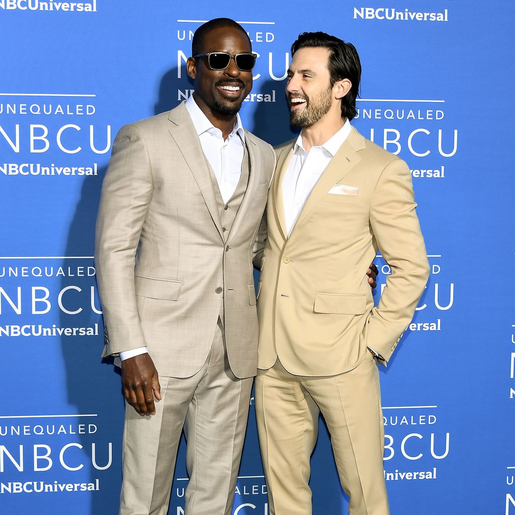Sterling K. Brown und Milo Ventimiglia beim NBCUniversal-Event in New York