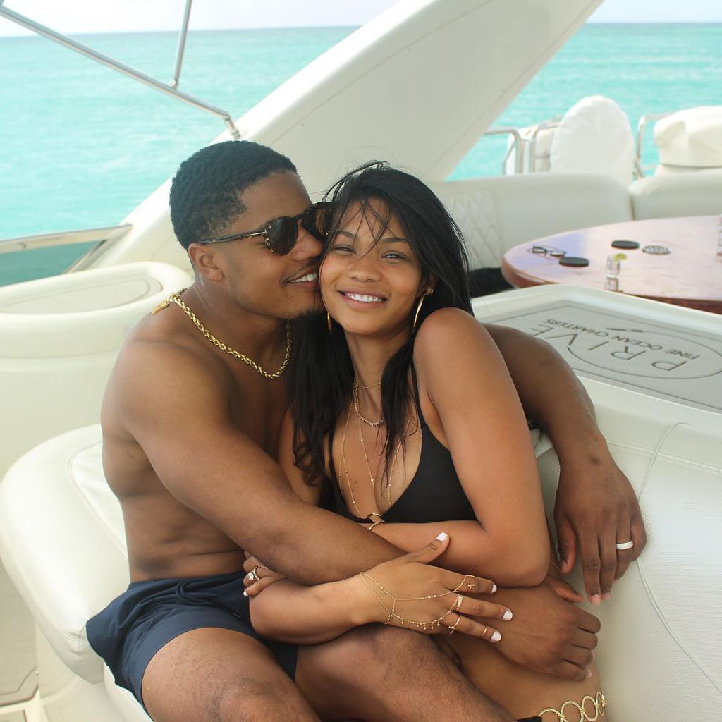 Sterling Shepard und Chanel Iman