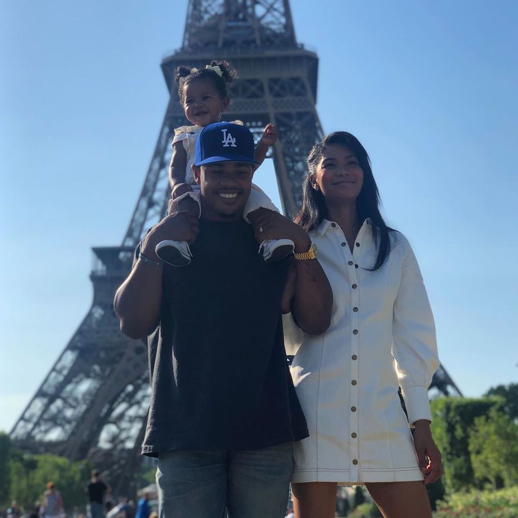 Sterling und Cali Clay Shepard und Chanel Iman in Paris