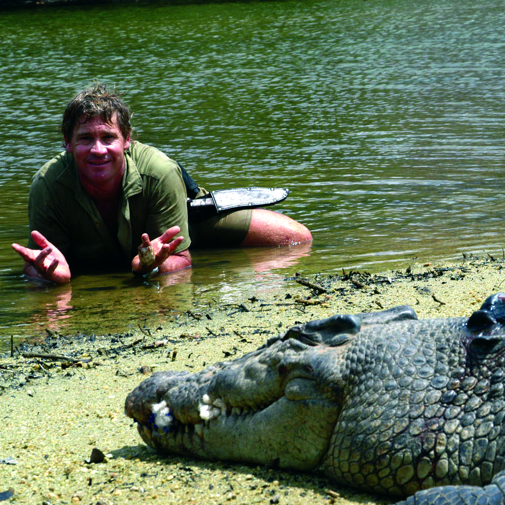 Steve Irwin im Australia Zoo, 2006