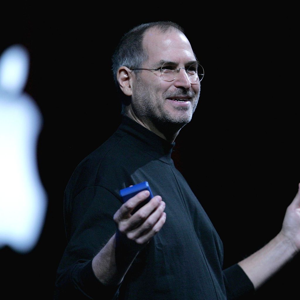 Steve Jobs bei einer Präsentation