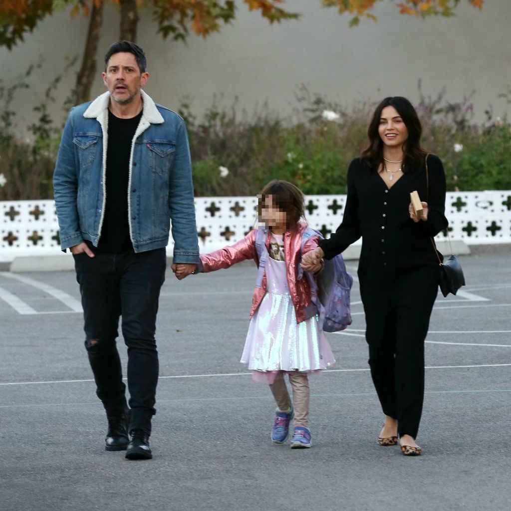 Steve Kazee sowie Jenna Dewan und ihre Tochter Everly