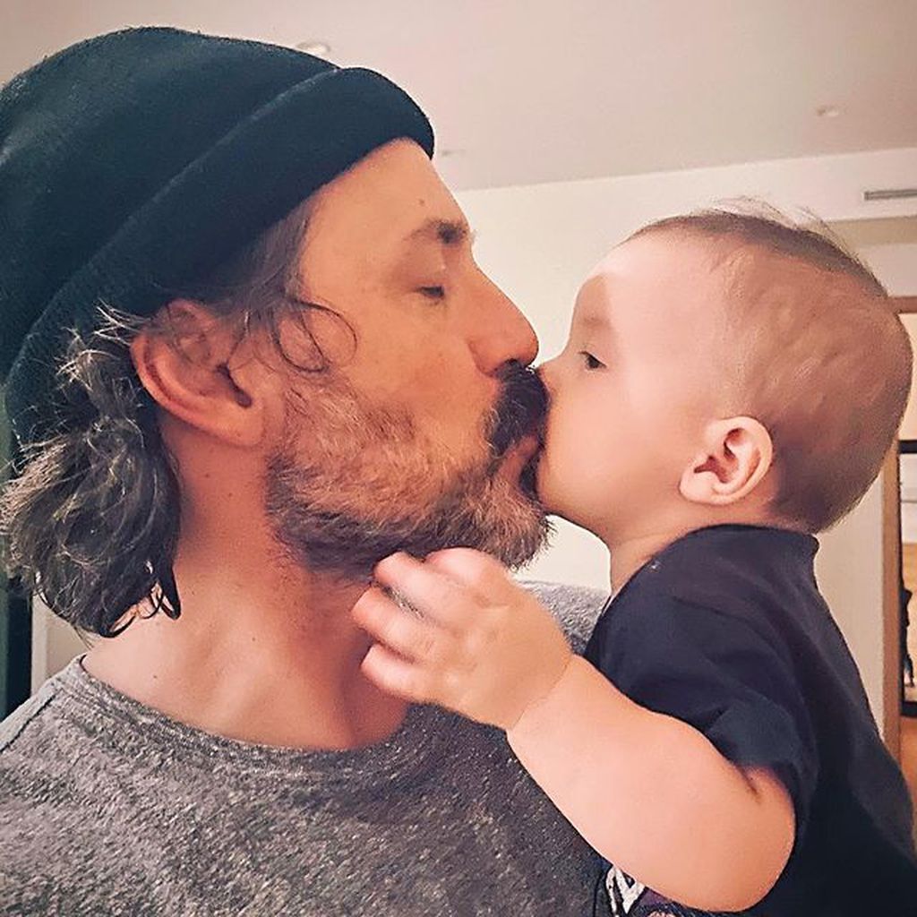 Steve Kazee und sein Söhnchen, 2021