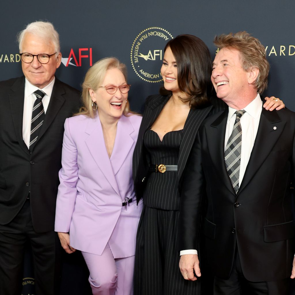 Steve Martin, Meryl Streep, Selena Gomez und Martin Short bei den AFI Awards 2024
