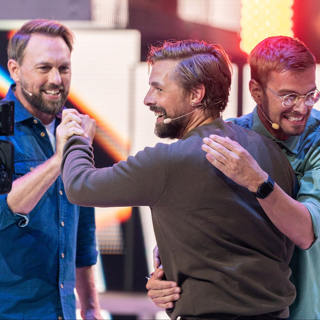Steven Gätjen, Klaas Heufer-Umlauf und Joko Winterscheidt in "Joko & Klaas gegen ProSieben"