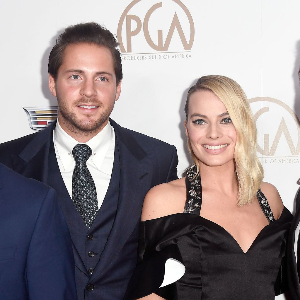 Steven Rogers, Tom Ackerley, Margot Robbie und Bryan Unkeless im Januar 2018 in Beverly Hills