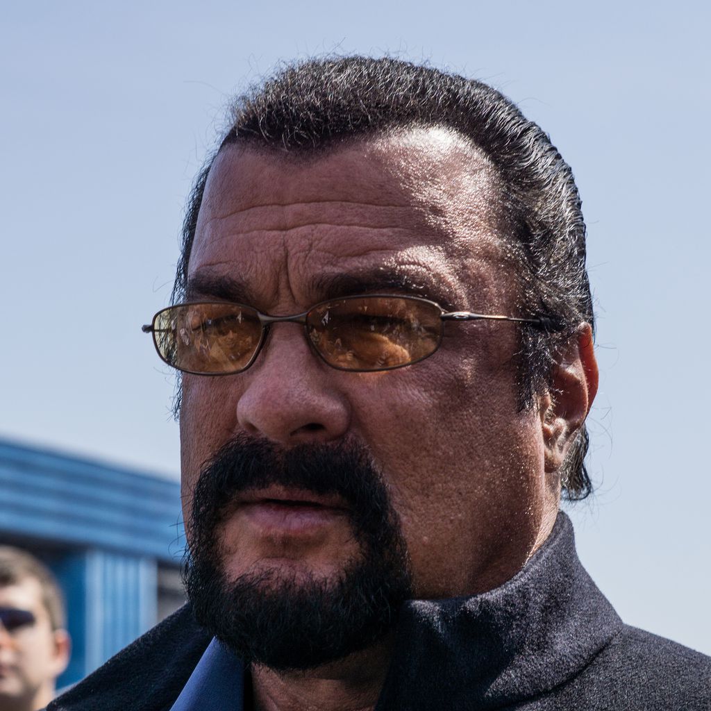 Steven Seagal auf der Victory Parade