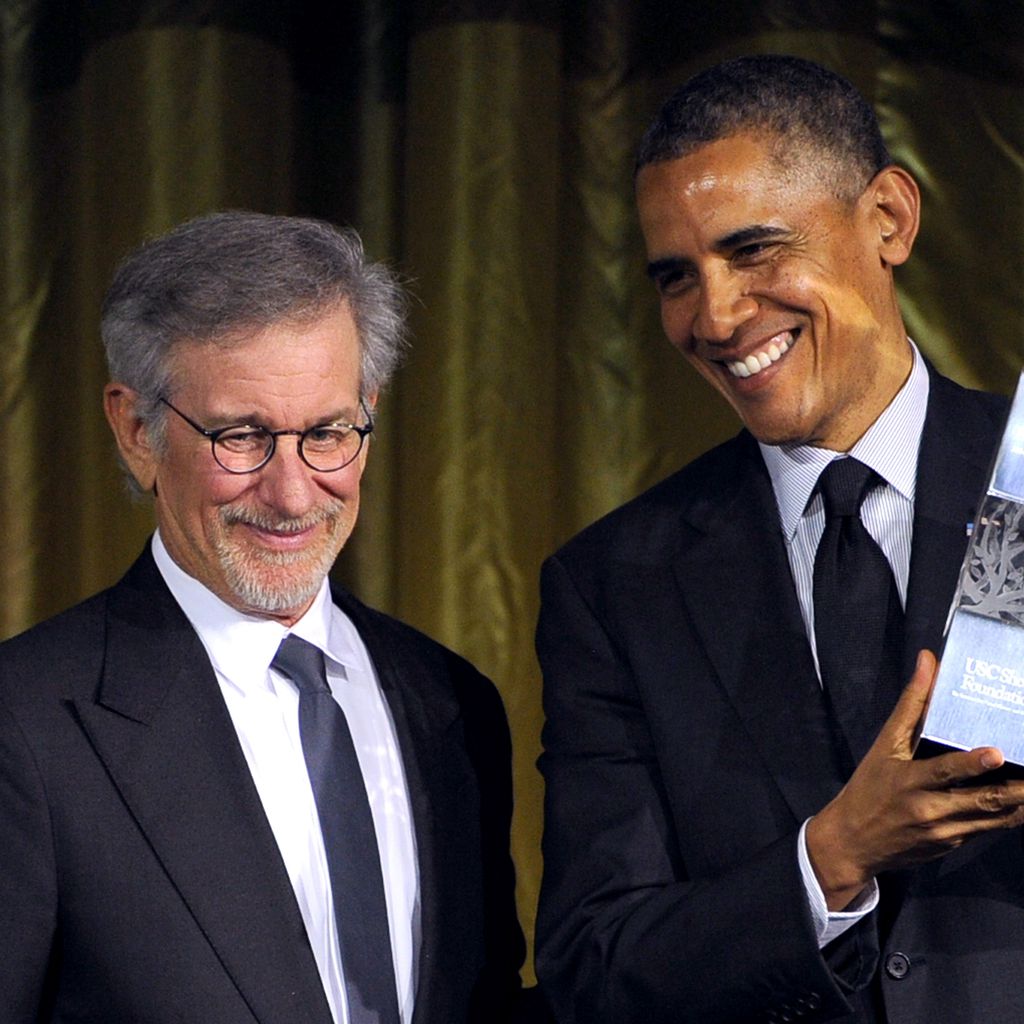 Steven Spielberg und Barack Obama