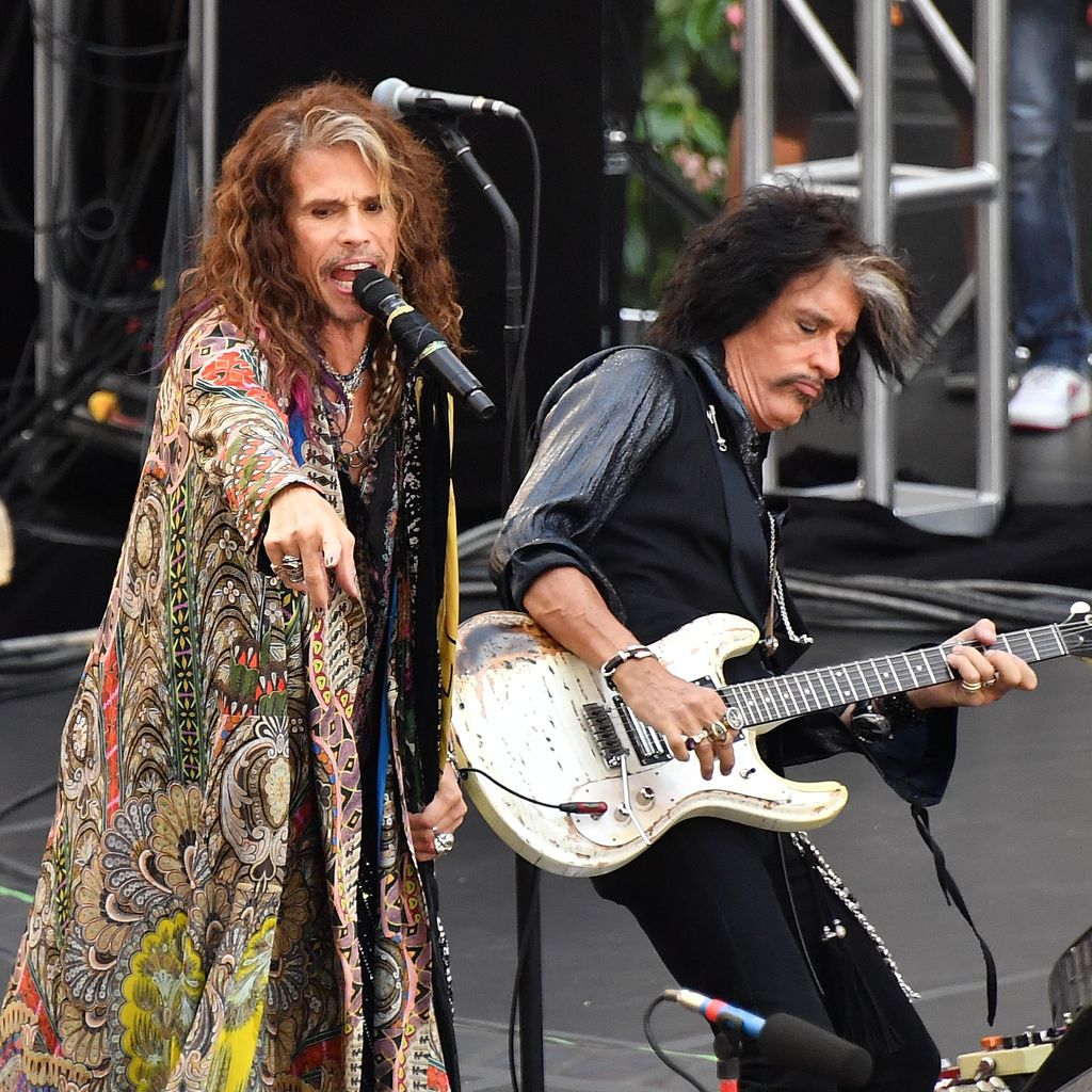 Steven Tyler und Joe Perry von Aerosmith, August 2018