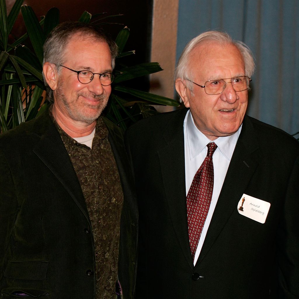 Regisseur Steven Spielberg und sein Vater Arnold