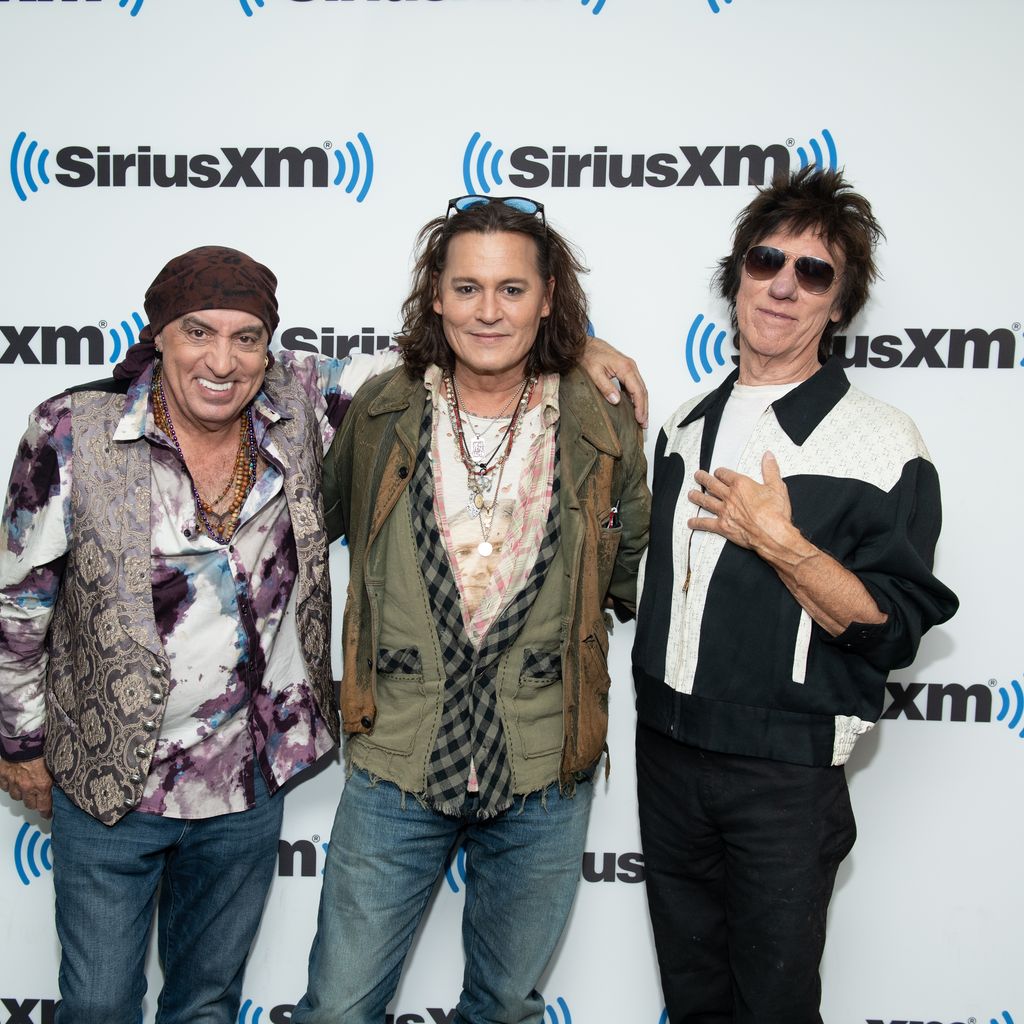 Steven Van Zandt, Johnny Depp und Jeff Beck