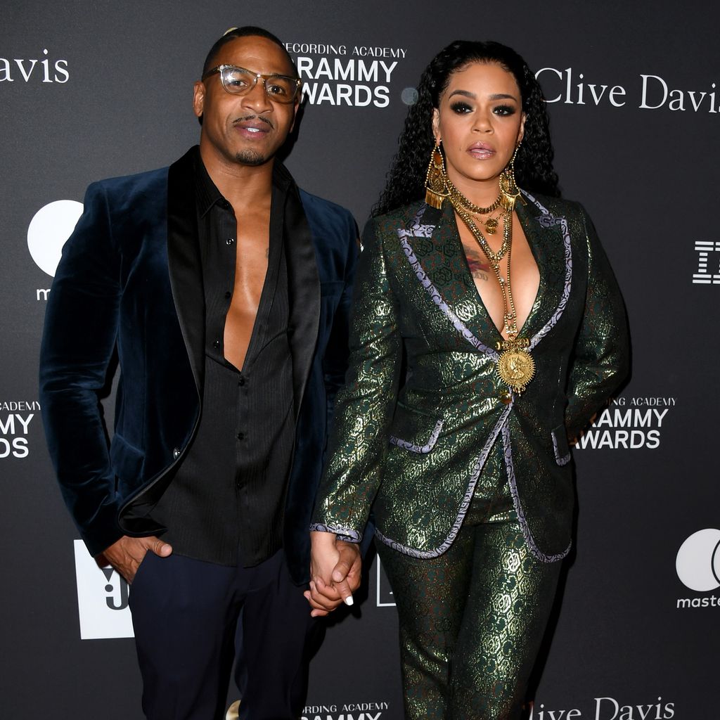 Stevie J. und Faith Evans im Februar 2019