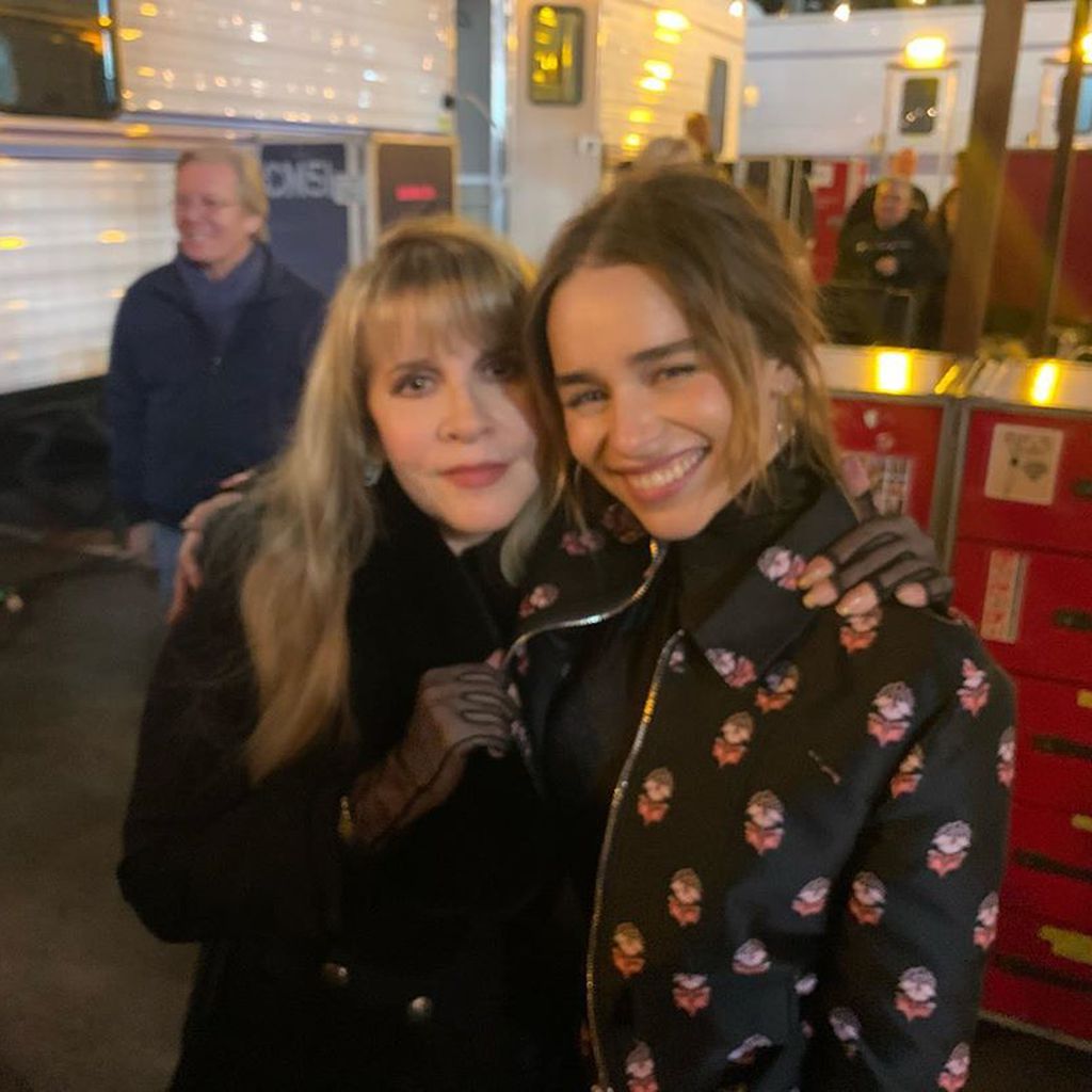 Stevie Nicks und Emilia Clarke beim Fleetwood-Mac-Konzert im November 2019