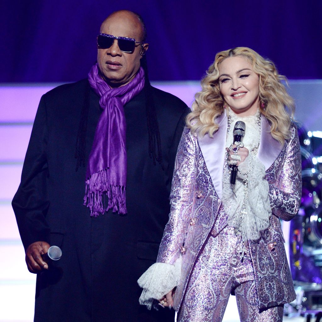 Madonna und Stevie Wonder