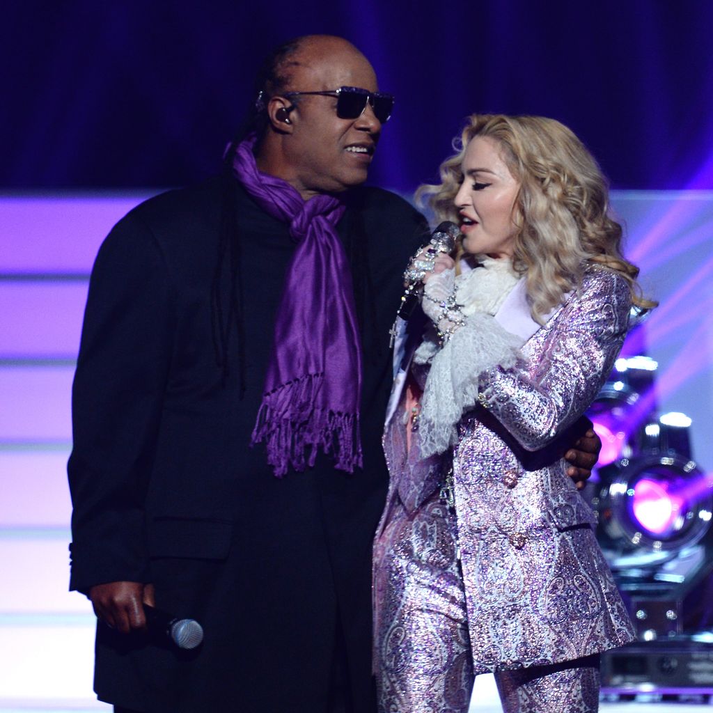 Madonna und Stevie Wonder