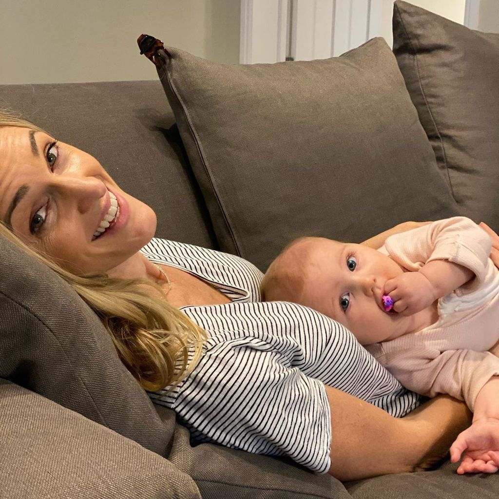 Storm Keating mit ihrer Tochter Coco