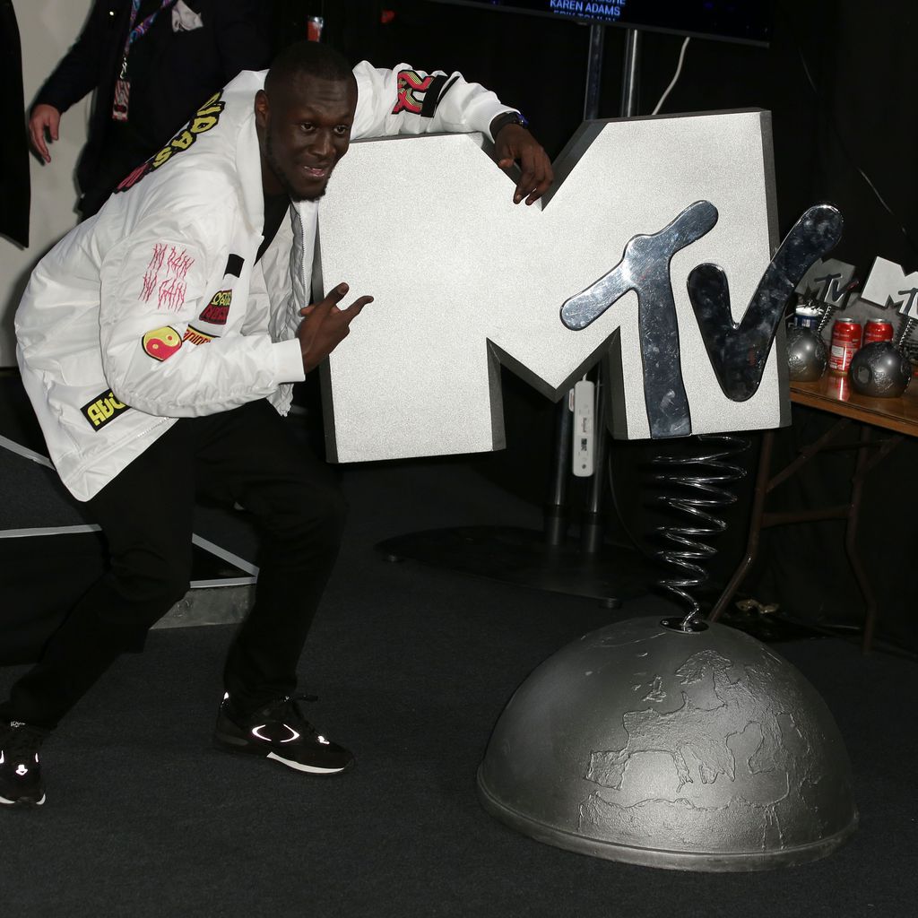 Stormzy backstage bei den MTV EMAs 2017