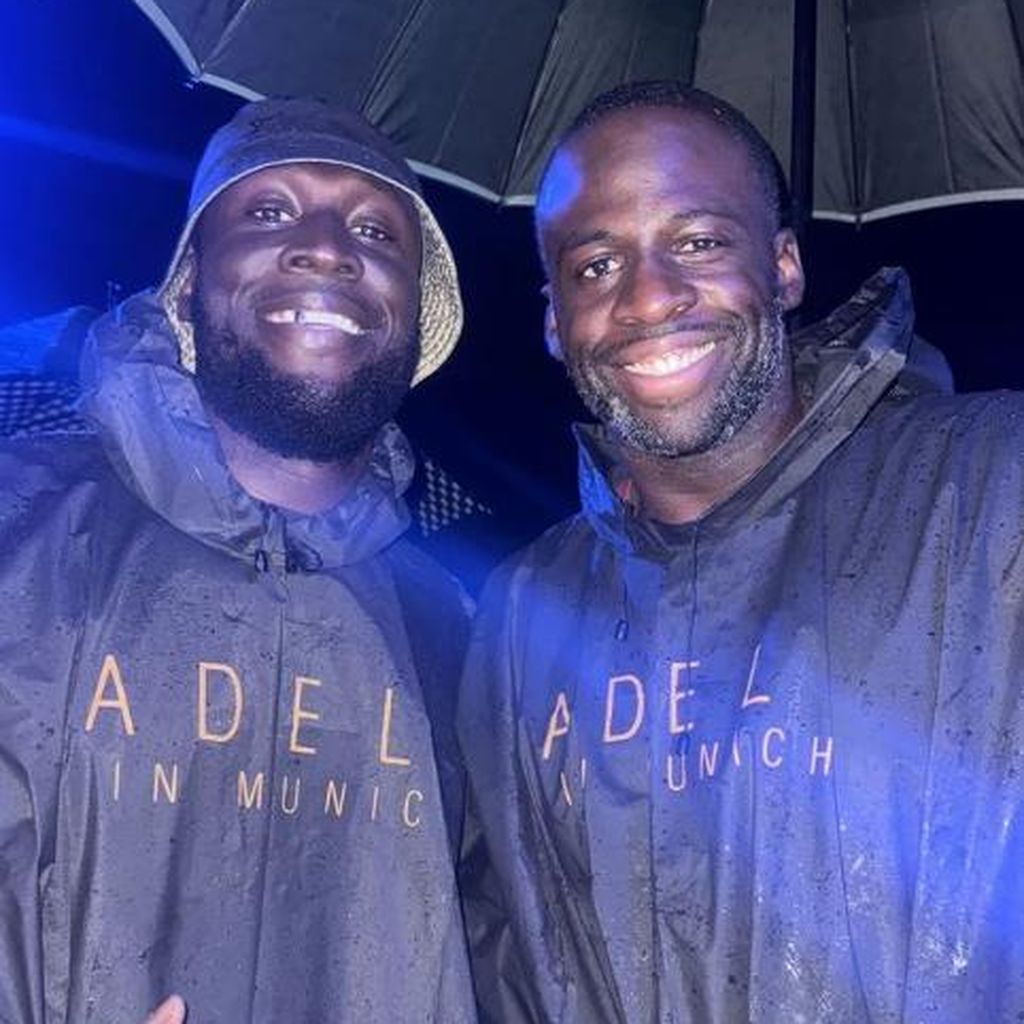 Stormzy beim Konzert von Adele in München