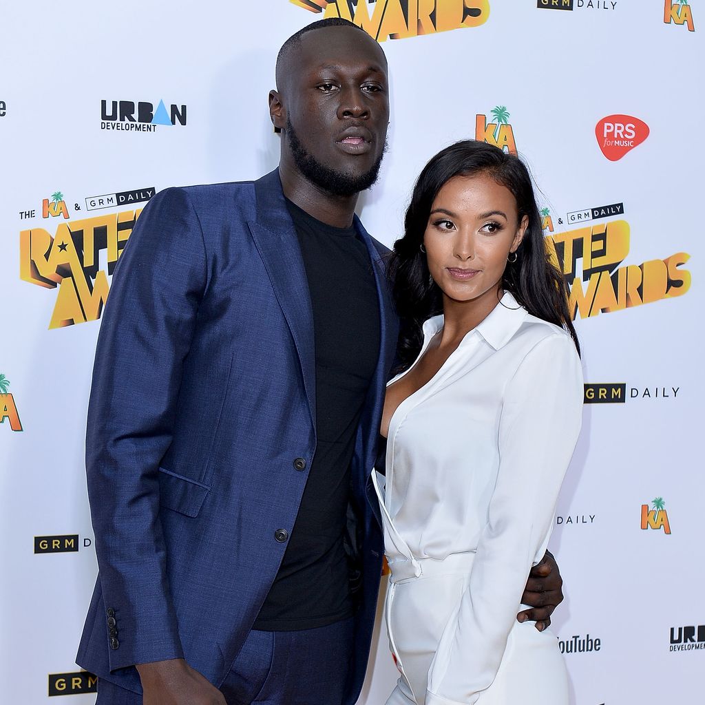 Stormzy und Maya Jama im Jahr 2017