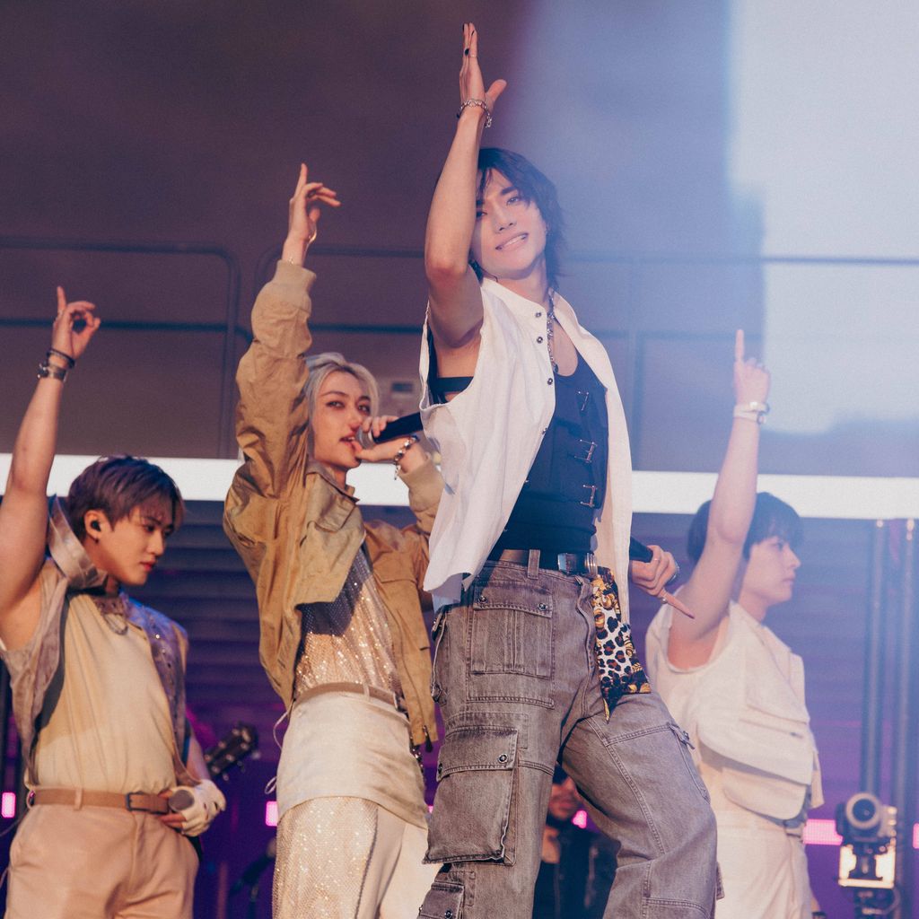 Stray Kids treten beim BST Hyde Park in London auf, 14. Juli 2024