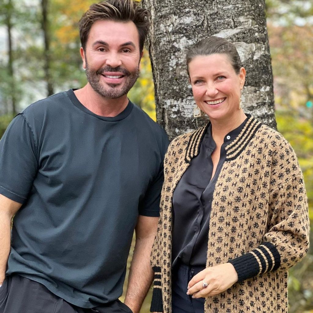 Stylist Jan Thomas mit Märtha Louise von Norwegen