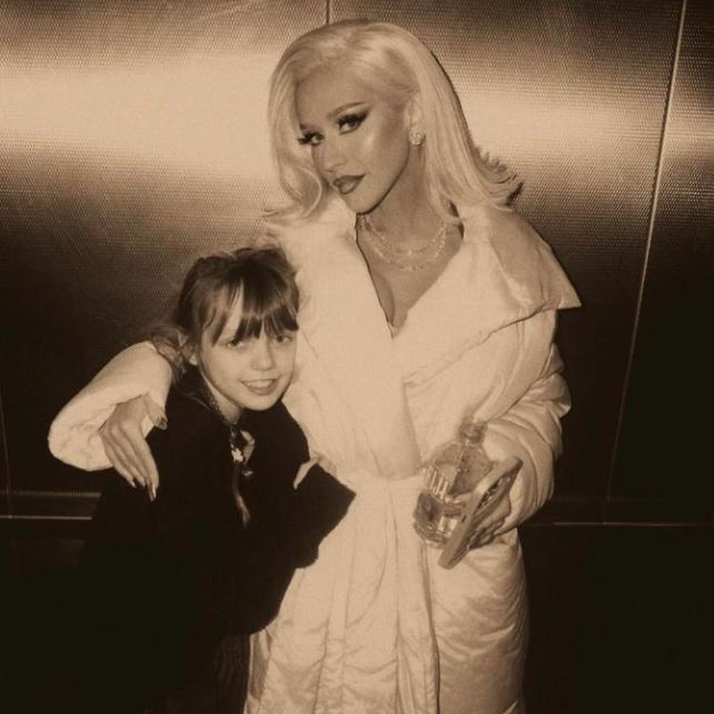 Summer Rain und Mama Christina Aguilera