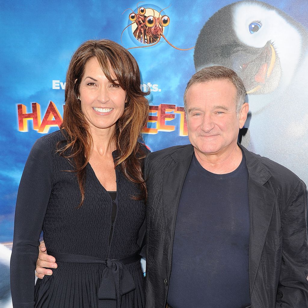 Susan Schneider und Robin Williams